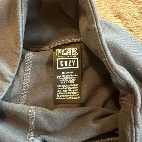 Blue/Grey Pink Cozy Leggings - Picture 5 of 5